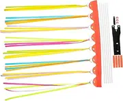 WHAMVOX Construction Bike Safety Flag Flag Pole Kit for Outdoor Biking for Children Seniors