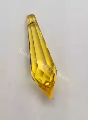 Swarovski Crystal Light Topaz 40mm Icicle 8611 Pendant/ Prism/ Suncatcher