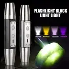 USB Blacklight Flashlight White Yellow UV Light Jade ch Gem Tor B1U3