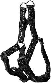 Rogz Utility Step-In Harness Snake, Medium, Black