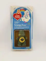 Care Bears Vtg 1984 Kenner Poseable Figure NOS Grumpy Bear NIB