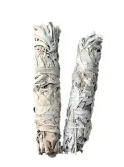 2PC Smudge Stick California White Sage Long Extra Large Jumbo 9" 22cm