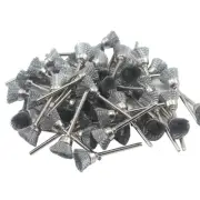 50 Pcs Bowl Shape Wire Brush Set 1/8'' Shank Stainless Steel Wire Brushes for...