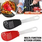 1/2x Multifunction Cooking Spoon Tool Skimmer Garlic Press Potato Ricer Spatula