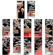Scratch Bookmark Kit - Art Scratch Paper Set of 12 | Bookmarks Craft Paper Art Sets for Kids Students Party Bag Fillers
