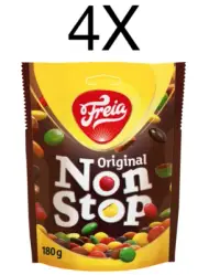 Freia Non Stop Norwegian Chocolate 4X150g