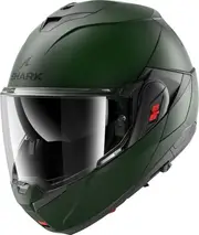 Shark OXO Blank, flip up helmet , color: Matt-Green , size: M