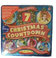 Disney Advent Calendar Christmas 7 Day Countdown Customizable Book Lock Tin