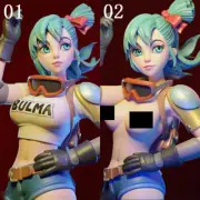 Bulma 1/8 1/6 1/4 3D print figure Model Kit Unpainted Unassembled Garage Kit