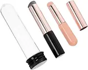 DECORNIJIA 2pcs Silicone Nail Powder Applicator Brushes for Nail Art Soft Gradient Tool for Beginners Professionals Easy to Clean for Creating Gradient Effects