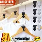1-36pcs Triangles Clothes Hanger Connector Hooks Triple Closet Space IH