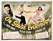 On Stage Everybody Lobby Card Jack Oakie Johnny Coy Peggy Ryan 1945 Old Photo