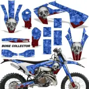 Custom MX Decal Kit Husqvarna TE/FE/TX All Models 17-19 BONES BLUE