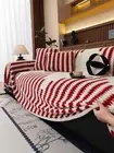 1pc Flannel Retro Plush Anti-slip Simple Modern Slipcovers Universal Sofa Towel