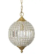 Jamie Young Crystal Orb Pendant