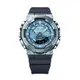 CASIO卡西歐 G-SHOCK 耀眼獨特 亮眼藍 金屬時尚 人氣雙顯 GM-S110LB-2A_42mm