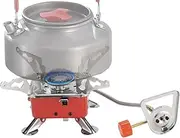 Portable Camping Stove - Outdoor Stove Small Camping Stove | Cooking Stove Camp Stove, Folding Camping Burner for Backpacking, Hiking, Fishing, BBQ, Camping Accessories