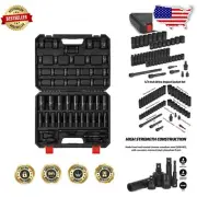 Versatile 49-Piece Impact Socket Set with Heavy-Duty Storage Case - 8mm to 32mm