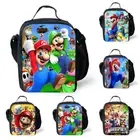 Super Mario Game Lunch Bag Lunch Box Student School Lunch Box Food Storage Bag~