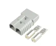 2X 350AMP Connectors Anderson Style Plug DC Power Solar Caravan 2/0AWG GREY