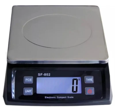 Electronic Scale Balance 30kg x 1g Weighing Counting Stainless Steel Pan +
