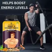 BODY GROW Fast Weight Gain Pills Muscle Gainer WEGHT GAIN 60 CAPSULES- Men USA