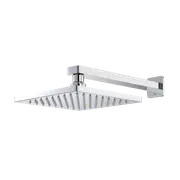 Dorf Chrome Epic Fixed Wall Straight Shower WELS 3 Star 9L/min