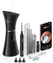 Ear Cleaner with Camera – Gentle & Effective Ear Wax Removal Kit – Smart Visual Inspection & Water Flushing System for Safe Ear Care