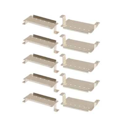 10PCS Humbucker Pickup Baseplate Nickel 50mm Spacing Long Leg