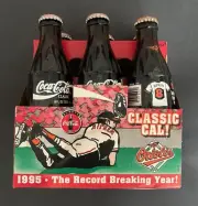 Orioles Vintage Cal Ripken Jr 6 Pack Coke Bottles 1995 Record Breaking