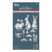 Spellbinders Press Plate & Die By Simon Hurley-Spring Bunnies,Spring Sampler BP1