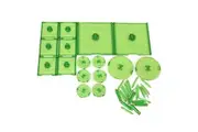 Dungeons & Dragons Attack Wing Base & Pegs Game Accessory Set Green