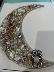 Owl On The Moon