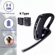 Headset PTT Bluetooth Earphone Walkie Talk for Baofeng Kenwood TYT Radio K Port