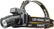 Camping Headlamps,Rechargeable Portable LED Lights Camping Head Torch - Adjustable Headband Outdoor Hiking Light, Outdoor Supplies, High Brightness Lamp
