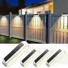 Solar Outdoor Lights 4 Pack, Bright Fence Lights with Multi-Color Changing & ...