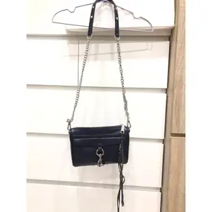 REBECCA MINKOFF Mini MAC Nubuck 斜背鏈包