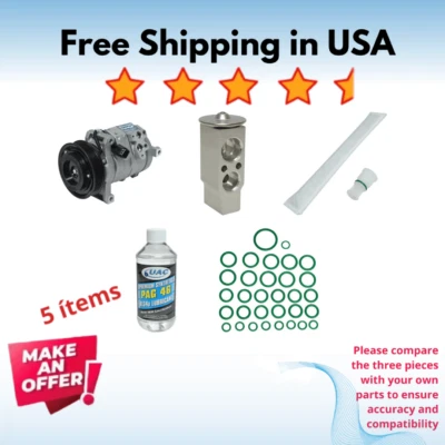Compressor & Valve A/C Fit Cadillac CTS 2003-2004