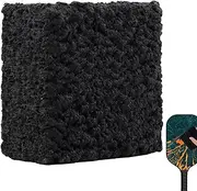 Sleek Design Paddle Cleaner, Pickle Ball Racket Scratch Remover, Sturdy Rubber Eraser, Easy Cleaner 5x5x2.7cm for Pickle Ball Paddles, Indoor, Outdoor, Paddles, Black Color