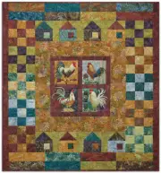 McKenna Ryan “All Cooped Up” Complete Applique Quilt Pattern Set – 9 Designs