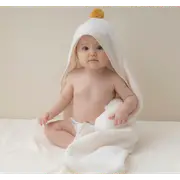 Baby Bath Cape In Various Colours - Cosy & Soft