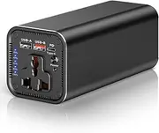 Portable Power Bank with 100W AC Outlet, 65W PD USB C Laptop Battery Bank, 27000mAh Charger Power Supply with Flashlight, Power Station for Outdoor Camping Home Office Hurricane Emergency