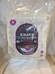 Krave Jerky Sonoma BBQ 2.1 oz (Pack of 4) Zero Sugar Beef Jerky Cuts Exp 06/2025
