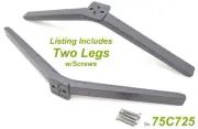 New TCL 75C725 TV Stand Legs w/Screws [68-495570-1ZA][75D12]