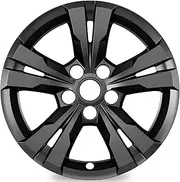 TangMiGe 4-Pack Wheel Skins Compatible with Chevrolet Chevy Equinox 2010 2011 2012 2013 2014 2015 2016 2017, 17 inch, 10-17 Chevy Equinox Wheel Rim Skin (Black Color)