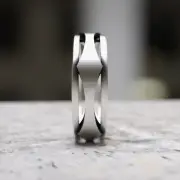 Handmade 925 Sterling Silver Architectural Ring | Unique Modern Geometric Band