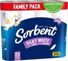 Sorbent 3PLY Silky White Toilet Paper - 32 Pack