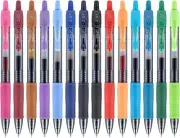 Pilot G2 Gel Ink PenS 0.7mm - 14x Assorted COLOURS (1 EACH)