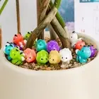 Luminous Mini Bees Fairy Garden Decor Miniature Honeybee Glow At Night Ornaments