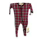 Kickee Pants Red Plaid Sleeper